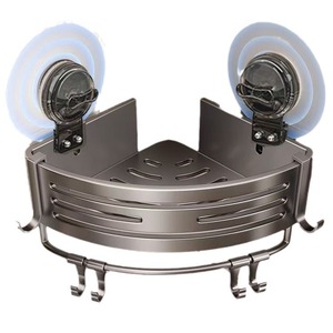 Giá thép hiện đại cho phòng tắm không khoan treo tường góc nhà vệ sinh washstand với tam giác lưu trữ cho khách sạn - Product Image 5