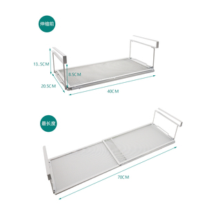 Wholesale Shoe Rack Hanging Extendable Under the Cabinet Shelf Space Saving <b>Storage</b> <b>Basket</b> Organizer <b>for</b> Kitchen Pantry Laundry - Product Image 3
