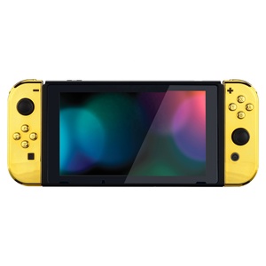 <b>Chroming</b> Gold Custom Full Shell for Nintendo <b>Switch</b>, DIY Mod Replacement Case - Product Image 4