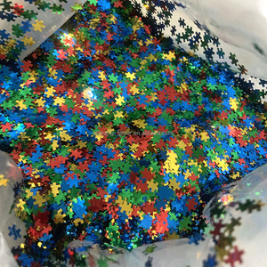 Kerajinan Glitter bentuk daun Maple musim gugur <span class=keywords><strong>Multi</strong></span> warna untuk kerajinan tangan Slime seni Resin seni kuku - Product Image 2