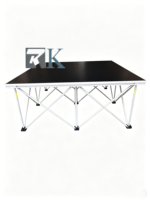 Scène modulaire pliable en aluminium amovible et portable pour événements