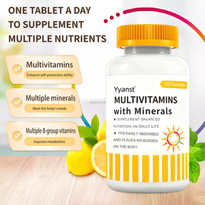 Comprimés multivitaminés OEM/ODM - Compléments vitaminiques et minéraux pour le soutien immunitaire et les bienfaits beauté chez l'adulte - Product Image 3