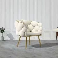 Fauteuil de luxe commercial en métal doré, canapé moderne en tissu velours, mobilier de salon pour mariage et chambre à coucher, vente en gros