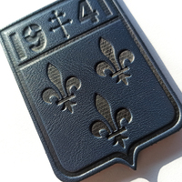 Étiquettes en cuir gravées avec logo de marque, sérigraphiées, découpées au laser, personnalisées pour jeans, sacs et vêtements