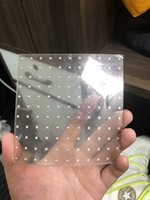 ARESLED 1000*240mm coloré intérieur LED cristal Film écran Transparent Film écran bâton sur verre pour affichage de fenêtre