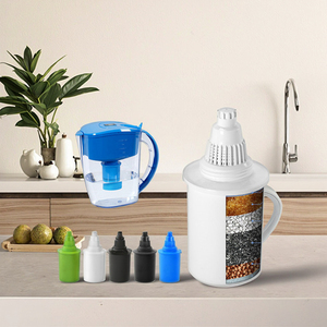 Wellblue 3.5L brocca per purificatore d'<span class=keywords><strong>acqua</strong></span> in ionizzatore alcalino in plastica classica senza BPA con sostituzione del filtro a cartuccia in cina - Product Image 2