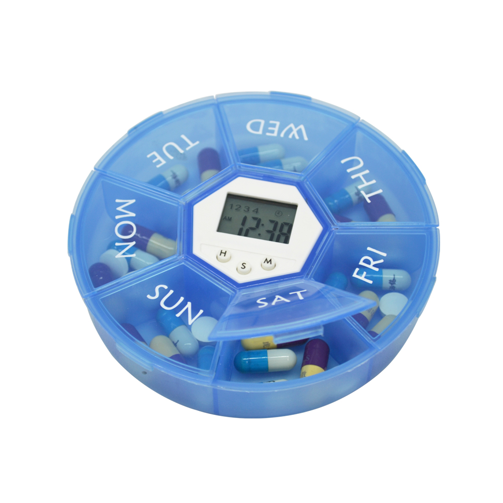 Smart Portable Electronic Digital Medicine Pill Box with Timer Alarm Household Medical Device