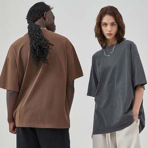 Camisetas de Hombre al por Mayor, Lisas, Tejidas, 100% Algodón, con Estampado Puff, Formales, de Manga Corta, Talla Grande, con Impresión de Logotipo Personalizado - Product Image 2