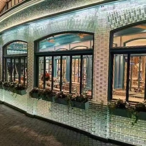 Gạch kính đặc, bán trực tiếp từ nhà máy LZX, trong suốt, họa tiết pha lê, hình chữ nhật, dùng cho phòng khách, phòng tắm, phòng tập thể dục, kích thước lớn - Product Image 3