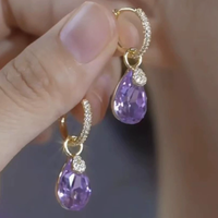 Anting Mutiara SongYi Model Bow Vintage Elegan untuk Wanita, Perhiasan untuk Sehari-hari dan Pesta