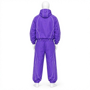 2026 Custom Windbreaker <b>Tracksuit</b> Two Piece Set Zip up Jacket <b>Nylon</b> Zipper Track Suit <b>Men</b> Windnreak <b>Tracksuit</b> - Product Image 2