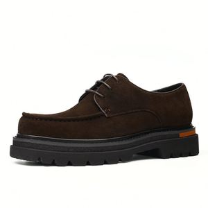 Zapatos de Vestir Formales de Negocios para Hombre, Estilo Inglés, de Alta Gama, Hechos a Mano, con Grabado en Brocado y Cuero, con Puntera Ancha, para Bodas - Product Image 2
