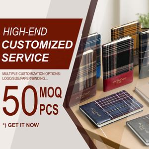 Libreta Planificadora de Regalo con Tapa Dura de Tela Tartán A5 A6, Personalizable con Logotipo, Sin Fecha, Diaria, Semanal, Mensual, Anual, Suministros para <span class=keywords><strong>365</strong></span> Días, MOQ Bajo - Product Image 2