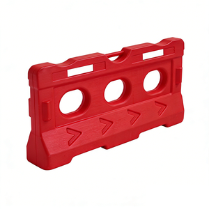 Nuovo tipo di barriera a triplo foro con anello di sollevamento, riempibile con acqua, con guardrail di deviazione mobile per la protezione dalle collisioni - Product Image 4