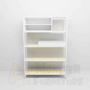 Système de rangement modulaire IVE, étagère de rangement flexible pour salon, cuisine, salle à manger, étagère réversible bicolore - Product Image 6