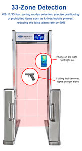 หน้าจอสัมผัสแบบผสมประตูนิรภัยอัจฉริยะทนทาน33โซนสำหรับสนามบิน - Product Image 4