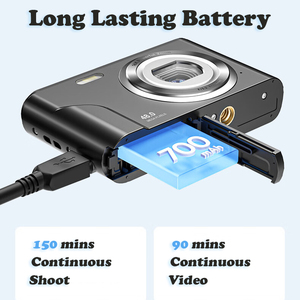 Appareil photo numérique pour enfants, un appareil photo compact avec zoom 16x, 1080P 48MP, adapté aux photographes débutants - Product Image 2