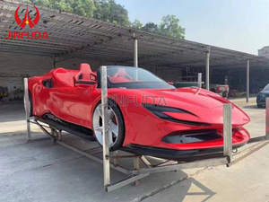 Lancha rápida <span class=keywords><strong>Ferrari</strong></span> roja vibrante para resort con gran flotabilidad y fácil mantenimiento para diversión acuática - Product Image 4