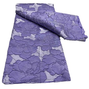 Diseño discreto <span class=keywords><strong>3D</strong></span> Jacquard Organza <span class=keywords><strong>Tela</strong></span> <span class=keywords><strong>en</strong></span> <span class=keywords><strong>relieve</strong></span> Efecto de <span class=keywords><strong>pintura</strong></span> al óleo <span class=keywords><strong>Tela</strong></span> de tul Vestido de noche Ropa de verano Vestido - Product Image 2