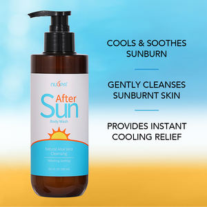 Gel <span class=keywords><strong>douche</strong></span> hydratant apaisant à l'aloe vera, prix d'usine en gros, nettoyage doux, soulagement instantané du refroidissement - Product Image 3