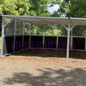 แผงม้าชุบสังกะสีแบบพกพาสำหรับใช้งานกลางแจ้งใหม่คอกม้าชั่วคราวสำหรับใช้กลางแจ้ง - Product Image 3