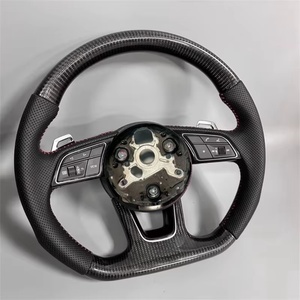 Volant en carbone forgé amélioré pour <span class=keywords><strong>Audi</strong></span> B9 A3 A4 A5 <span class=keywords><strong>S4</strong></span> S5 A6 Q7 TT R8 S6 A8 Q5 S3 B8 RS5 RS3 RS4 RS7 Sport - Product Image 6