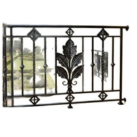 Barrières et cloisons en fer forgé de style européen, enceintes de balcon et de terrasse, portails personnalisables