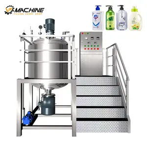 VP Stainless steel high pressure homogenizer mixing tank liquid detergent making machine industrial mixer