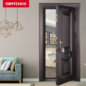 Nhà bên ngoài các nhà sản xuất an ninh nội thất thép nhập cửa chính Bảng điều khiển bằng gỗ phía trước cho Nhà Bên Ngoài ứng dụng - Product Image 6