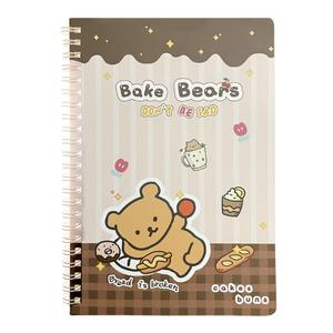 Niedliche Cartoon-Spule Notizbuch hohen Wert praktische verdickte horizontale Linie Notizblock Großhandel - Product Image 5