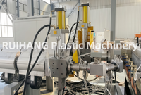 Ligne d'extrusion de panneaux creux en PP pour coffrage de construction, machine de fabrication de feuilles en plastique PP