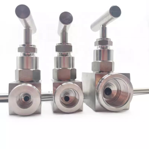 Игольчатый клапан с внутренней резьбой SS304 G1/4 с одной ручкой, игольчатый клапан с регулировкой потока, газовый игольчатый клапан - Product Image 4