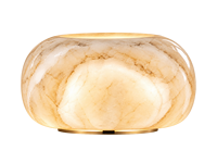 Lampe rechargeable en pierre d'albâtre naturelle, lampe de table sans fil RGB étanche et à intensité variable pour salle à manger de luxe et décoration intérieure