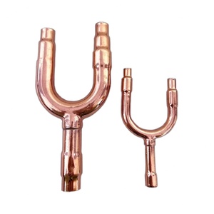 Air Conditioning Indoor Unit Manifold Pipe <b>Copper</b> Tee - Product Image 1