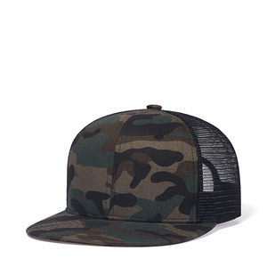 Vente en gros de casquettes de camionneur de haute qualité en toile à mailles camouflage 6 panneaux en polyester casquettes personnalisées Vietnam Fashion Style Fishing - Product Image 5