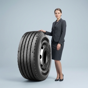 ยางรถบรรทุก AZ650 385/65R22.5 สำหรับสภาพภูมิประเทศในพื้นที่ต่างๆ พร้อมดอกยางลึกและกว้าง - Product Image 1