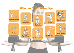 Máy tập thể dục đa năng thông minh AM9 thiết kế mới, thiết bị tập luyện thông minh, máy tập Smith để tập luyện sức mạnh và thể dục - Product Image 2