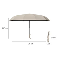 Parapluie pliant automatique coupe-vent avec logo personnalisé, cadeaux d'affaires publicitaires, voyage, soleil, pluie, ouverture et fermeture automatiques
