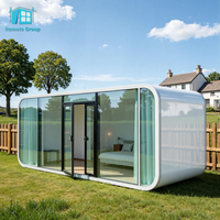 Cabine de bureau professionnelle préfabriquée mobile de type Apple, fournie directement par l'usine, pour usage commercial