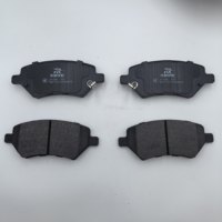 Plaquettes de frein avant en céramique métallique ultra-performantes OEM JR1389 pour système de freinage Chery A3 Flagcloud, faible émission de poussière, directement de l'usine