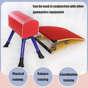 Wellshow Springs Gymnastics Springboardトレーニングスプリングボード体操ポータブル湾曲ボールト滑り止めマット付き - Product Image 4