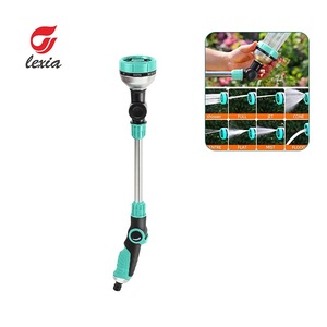 Pistola de Agua con Boquilla de Manguera de 19 Pulgadas de Largo, 8 Patrones de Rociado, Varilla de Riego para Jardín, para Regar Macetas Colgantes y Arbustos - Product Image 1