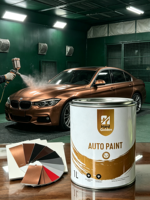 Peinture automobile laquée acrylique, peinture métallisée, résistance aux UV et aux rayures et à l'usure pour la peinture de rénovation automobile