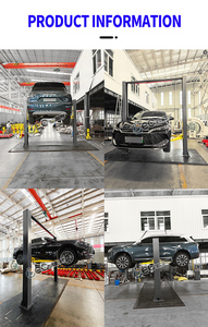 Kualitas tinggi 2 Post Manual Bilateral pembuka kunci mobil angkat 2-Pillar listrik hidrolik pengangkat otomatis kapasitas - Product Image 5