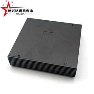 Vỏ hộp khuếch đại công suất bằng nhôm định hình mạ anodize tùy chỉnh, cấp độ bảo vệ IP54, có hộp PCB, vỏ điện tử - Product Image 5