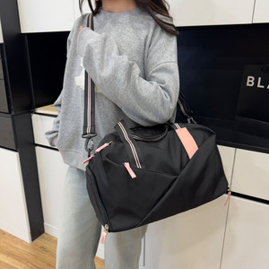 Bolsas de Gimnasio Pequeñas Impermeables Personalizadas con Compartimento para Zapatos, Bolsas de Viaje Ligeras para Mujer, Bolsas Deportivas de Yoga - Product Image 2