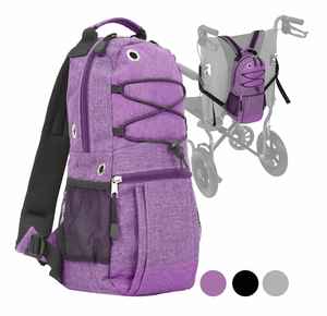 Sac de transport réglable pour bouteille d'oxygène, doublure souple, sac à dos portable pour fauteuils roulants - Product Image 3