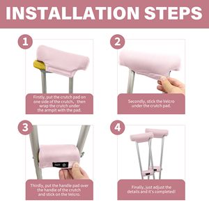 แผ่นรองรับรักแร้หนังแบบสั่งทำพิเศษ บริการ OEM/ODM ทนทาน สบาย ระบายอากาศได้ดี น้ำหนักเบา ปรับได้ ช่วยในการเคลื่อนไหว - Product Image 6