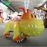 Manège de dinosaure animatronique populaire pour enfants Gecai