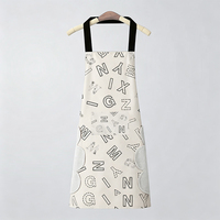 Tablier rose personnalisé avec logo, grandes poches, imperméable, pour cuisine, nettoyage et restauration, pour femmes et hommes, vente en gros, motif graphique